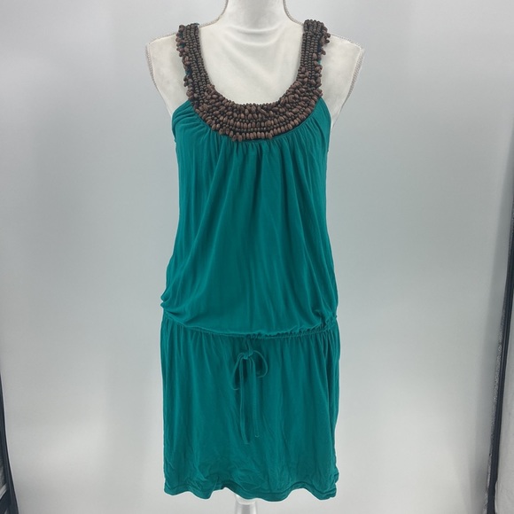 Wet Seal beaded sundress boho style large - Picture 2 of 14